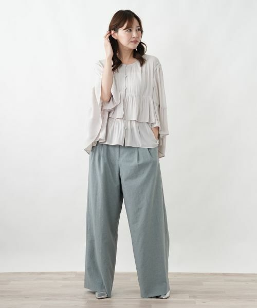 Leilian PLUS HOUSE / レリアンプラスハウス その他アウター | ティアードフリルジャケット【BOURGE】 | 詳細9