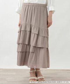 Leilian PLUS HOUSE / レリアンプラスハウス ミニ・ひざ丈スカート | スカート【BOURGE】