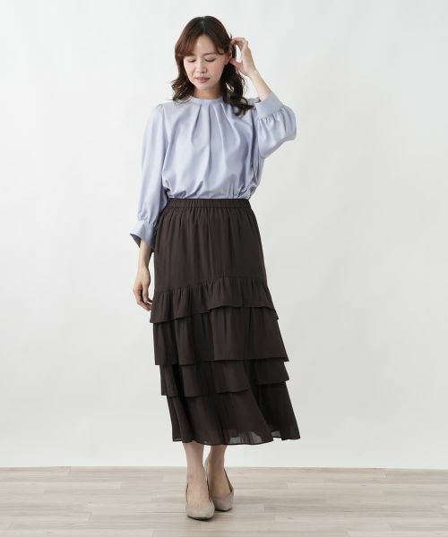 Leilian PLUS HOUSE / レリアンプラスハウス ミニ・ひざ丈スカート | スカート【BOURGE】 | 詳細1