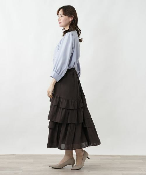 Leilian PLUS HOUSE / レリアンプラスハウス ミニ・ひざ丈スカート | スカート【BOURGE】 | 詳細2