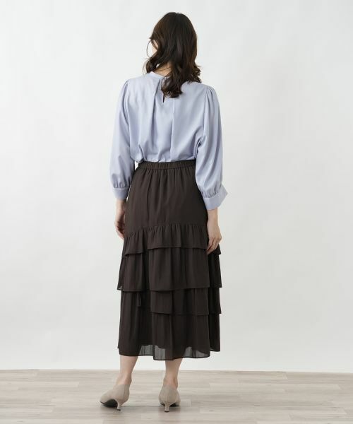 Leilian PLUS HOUSE / レリアンプラスハウス ミニ・ひざ丈スカート | スカート【BOURGE】 | 詳細3