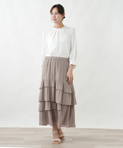 Leilian PLUS HOUSE / レリアンプラスハウス ミニ・ひざ丈スカート | スカート【BOURGE】 | 詳細4