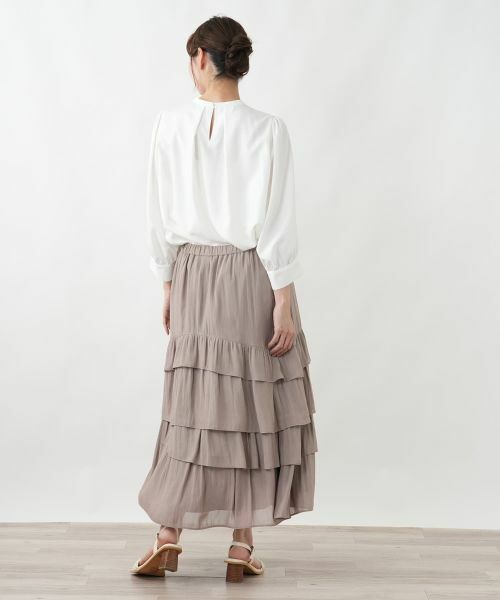 Leilian PLUS HOUSE / レリアンプラスハウス ミニ・ひざ丈スカート | スカート【BOURGE】 | 詳細6