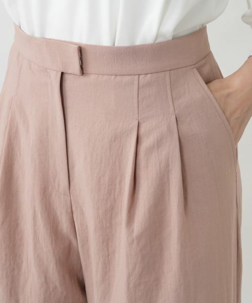 Leilian PLUS HOUSE / レリアンプラスハウス その他パンツ | タックワイドパンツ【BOURGE】 | 詳細10