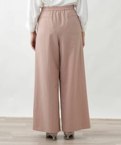Leilian PLUS HOUSE / レリアンプラスハウス その他パンツ | タックワイドパンツ【BOURGE】 | 詳細9
