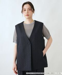 Leilian PLUS HOUSE / レリアンプラスハウス テーラードジャケット | ベスト【BOURGE】