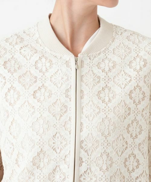 Leilian PLUS HOUSE / レリアンプラスハウス テーラードジャケット | レースブルゾン【BOURGE】 | 詳細10