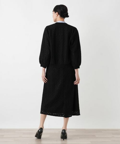 Leilian PLUS HOUSE / レリアンプラスハウス テーラードジャケット | レースブルゾン【BOURGE】 | 詳細3