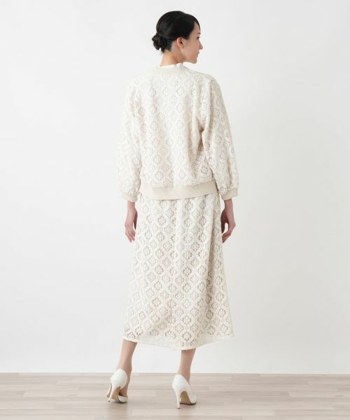 Leilian PLUS HOUSE / レリアンプラスハウス テーラードジャケット | レースブルゾン【BOURGE】 | 詳細6