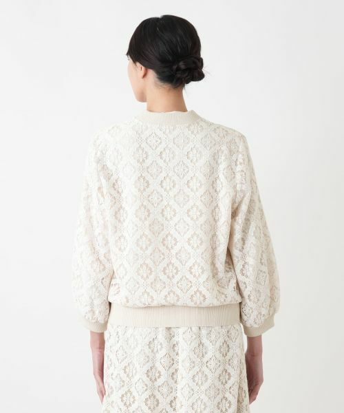 Leilian PLUS HOUSE / レリアンプラスハウス テーラードジャケット | レースブルゾン【BOURGE】 | 詳細9