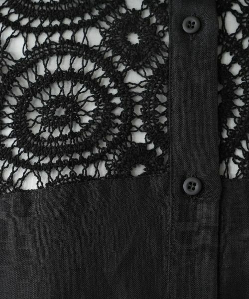 Leilian PLUS HOUSE / レリアンプラスハウス シャツ・ブラウス | レースドッキングブラウス | 詳細18