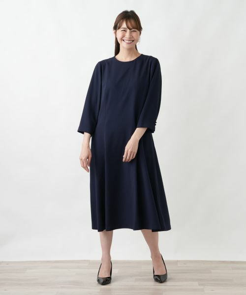 Leilian PLUS HOUSE / レリアンプラスハウス ドレス | レースコンビ付け襟【Leilian WHITE LABEL】 | 詳細7