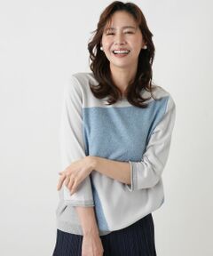 Leilian PLUS HOUSE / レリアンプラスハウス ニット・セーター | グラフィカルパターン プルオーバー