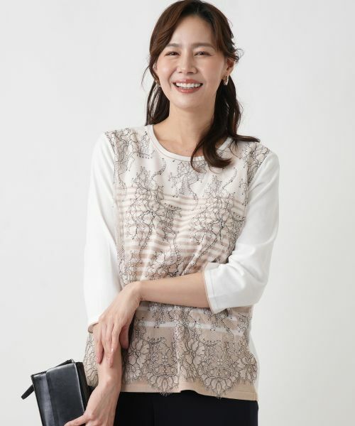 Leilian PLUS HOUSE / レリアンプラスハウス ニット・セーター | セーター【Leilian WHITE LABEL】 | 詳細1