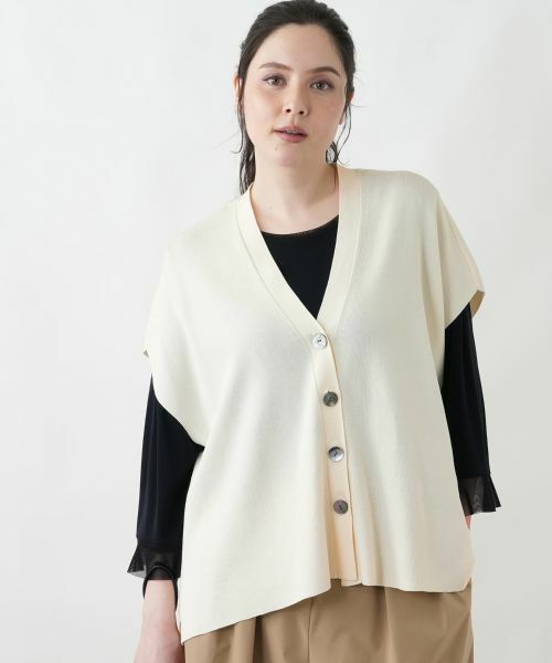 Leilian PLUS HOUSE / レリアンプラスハウス テーラードジャケット | ニットジレ | 詳細10