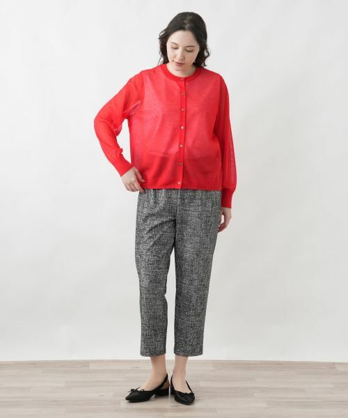 Leilian PLUS HOUSE / レリアンプラスハウス カーディガン・ボレロ | クロップドカーディガン【Leilian WHITE LABEL】 | 詳細14