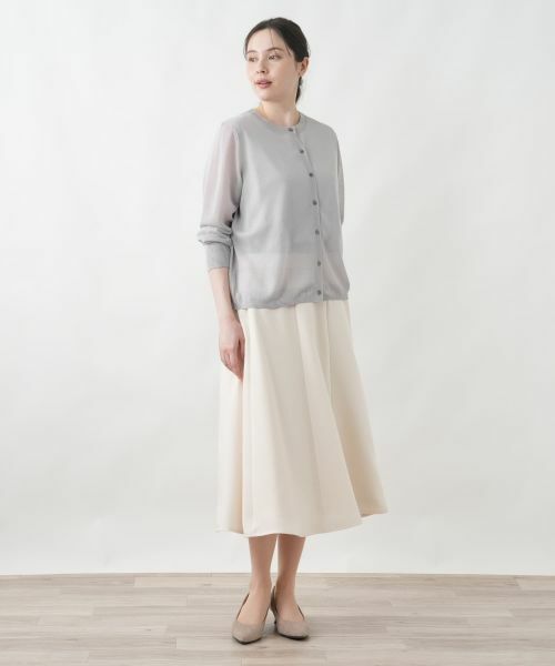 Leilian PLUS HOUSE / レリアンプラスハウス カーディガン・ボレロ | クロップドカーディガン【Leilian WHITE LABEL】 | 詳細24