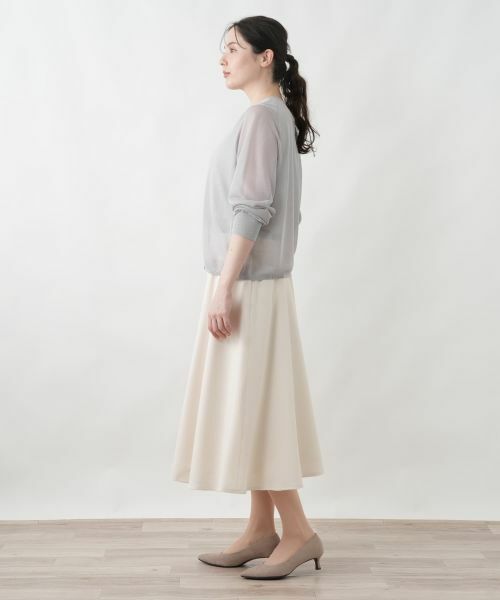 Leilian PLUS HOUSE / レリアンプラスハウス カーディガン・ボレロ | クロップドカーディガン【Leilian WHITE LABEL】 | 詳細25