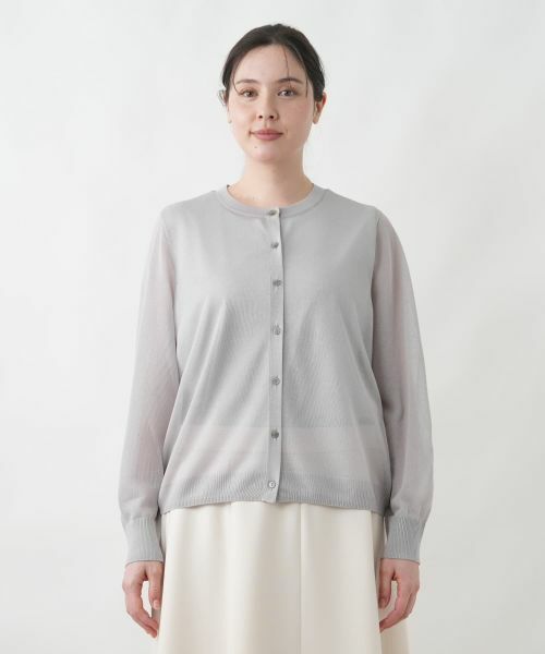 Leilian PLUS HOUSE / レリアンプラスハウス カーディガン・ボレロ | クロップドカーディガン【Leilian WHITE LABEL】 | 詳細27