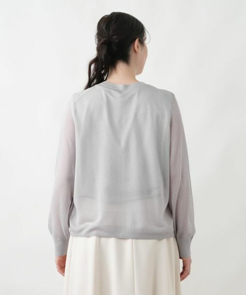 Leilian PLUS HOUSE / レリアンプラスハウス カーディガン・ボレロ | クロップドカーディガン【Leilian WHITE LABEL】 | 詳細29