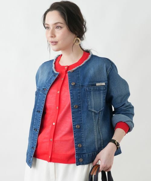 Leilian PLUS HOUSE / レリアンプラスハウス カーディガン・ボレロ | クロップドカーディガン【Leilian WHITE LABEL】 | 詳細6