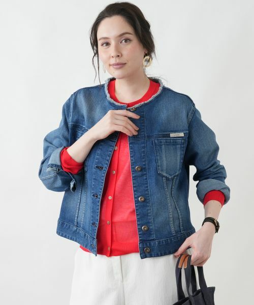 Leilian PLUS HOUSE / レリアンプラスハウス カーディガン・ボレロ | クロップドカーディガン【Leilian WHITE LABEL】 | 詳細7