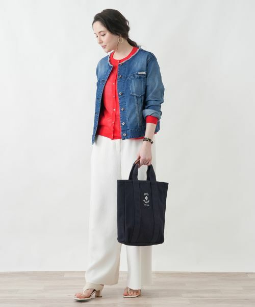 Leilian PLUS HOUSE / レリアンプラスハウス カーディガン・ボレロ | クロップドカーディガン【Leilian WHITE LABEL】 | 詳細9