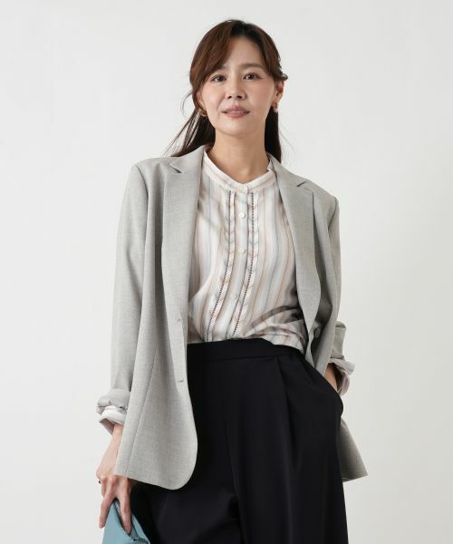 Leilian PLUS HOUSE / レリアンプラスハウス テーラードジャケット | ブレザー【Leilian WHITE LABEL】 | 詳細1