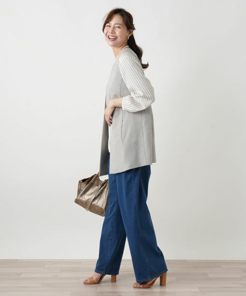 Leilian PLUS HOUSE / レリアンプラスハウス テーラードジャケット | ベスト【Leilian WHITE LABEL】 | 詳細3