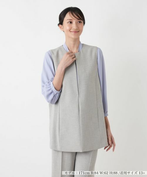 Leilian PLUS HOUSE / レリアンプラスハウス テーラードジャケット | ベスト【Leilian WHITE LABEL】 | 詳細4