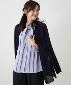Leilian PLUS HOUSE / レリアンプラスハウス シャツ・ブラウス | 羽織ブラウス【Leilian WHITE LABEL】