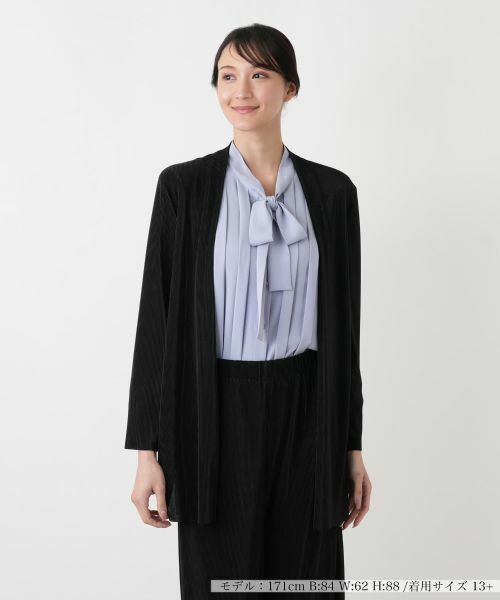Leilian PLUS HOUSE / レリアンプラスハウス シャツ・ブラウス | 羽織ブラウス【Leilian WHITE LABEL】 | 詳細5