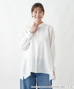 Leilian PLUS HOUSE / レリアンプラスハウス シャツ・ブラウス | ブラウス【Leilian WHITE LABEL】