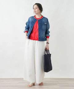 Leilian PLUS HOUSE / レリアンプラスハウス その他パンツ | 洗えるワイドパンツ