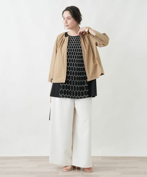 Leilian PLUS HOUSE / レリアンプラスハウス その他パンツ | 洗えるワイドパンツ | 詳細11