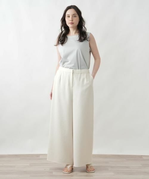 Leilian PLUS HOUSE / レリアンプラスハウス その他パンツ | 洗えるワイドパンツ | 詳細17