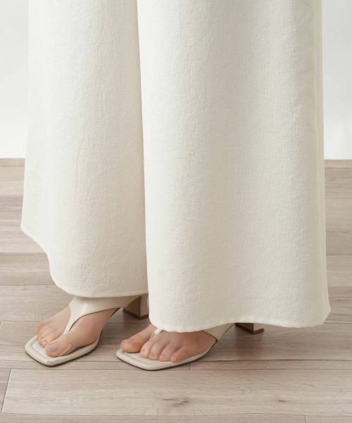 Leilian PLUS HOUSE / レリアンプラスハウス その他パンツ | 洗えるワイドパンツ | 詳細25