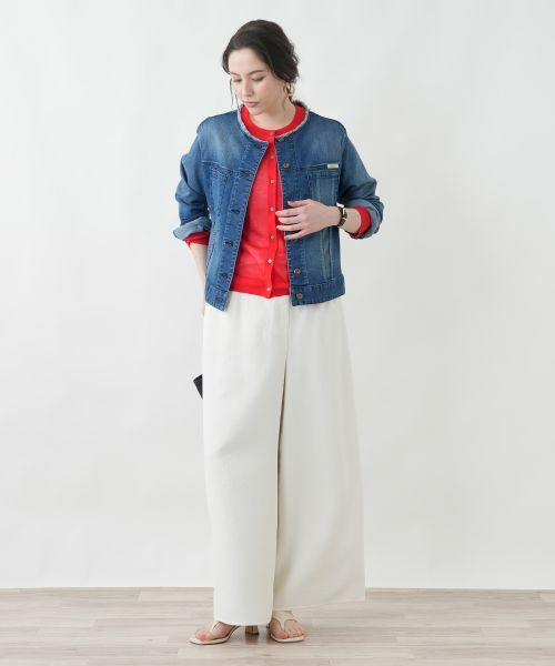 Leilian PLUS HOUSE / レリアンプラスハウス その他パンツ | 洗えるワイドパンツ | 詳細6