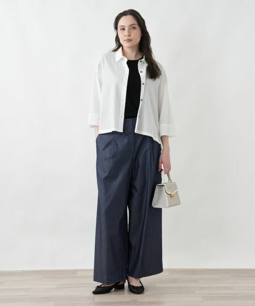 Leilian PLUS HOUSE / レリアンプラスハウス シャツ・ブラウス | 洗えるコットンブラウス | 詳細11