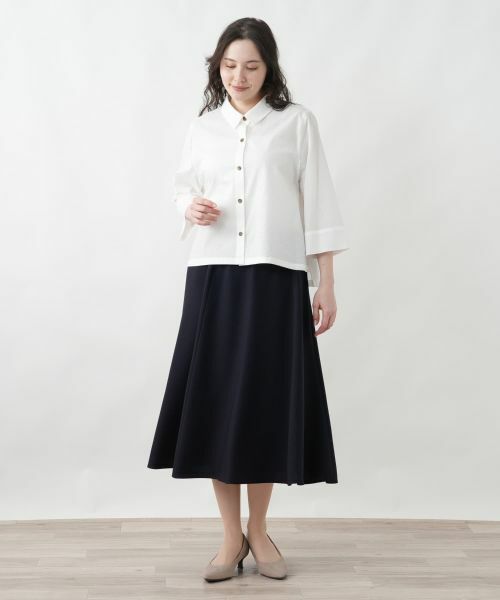 Leilian PLUS HOUSE / レリアンプラスハウス シャツ・ブラウス | 洗えるコットンブラウス | 詳細14