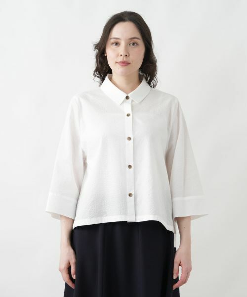 Leilian PLUS HOUSE / レリアンプラスハウス シャツ・ブラウス | 洗えるコットンブラウス | 詳細17