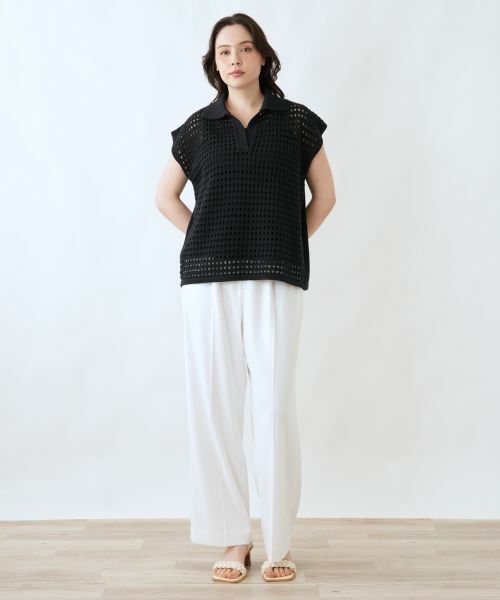 Leilian PLUS HOUSE / レリアンプラスハウス テーラードジャケット | ベスト【BLUKEY】 | 詳細1