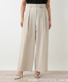 Leilian PLUS HOUSE / レリアンプラスハウス その他パンツ | ワイドパンツ【NEMIKA】