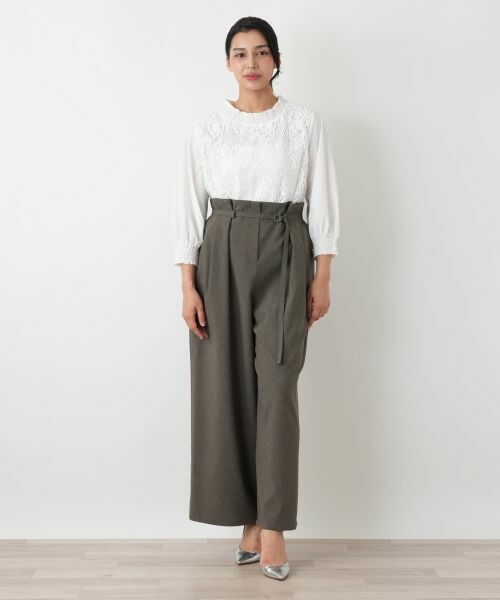 Leilian PLUS HOUSE / レリアンプラスハウス その他パンツ | ワイドパンツ【NEMIKA】 | 詳細1