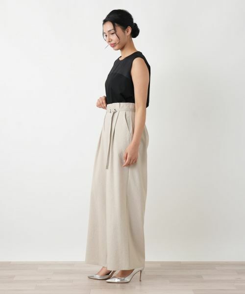 Leilian PLUS HOUSE / レリアンプラスハウス その他パンツ | ワイドパンツ【NEMIKA】 | 詳細5