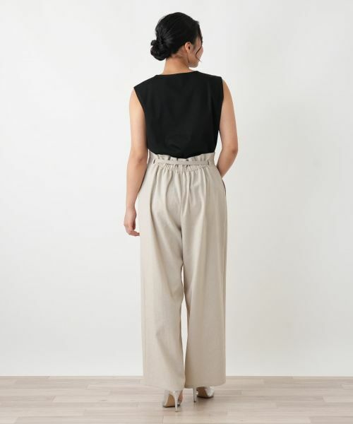 Leilian PLUS HOUSE / レリアンプラスハウス その他パンツ | ワイドパンツ【NEMIKA】 | 詳細6