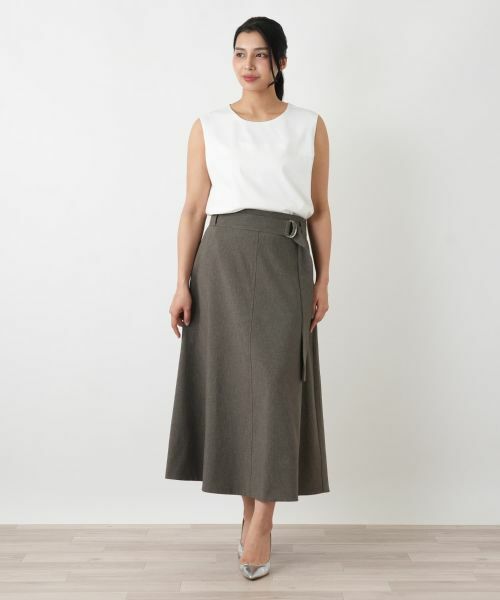 Leilian PLUS HOUSE / レリアンプラスハウス ミニ・ひざ丈スカート | スカート【NEMIKA】 | 詳細1