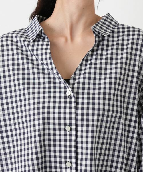 Leilian PLUS HOUSE / レリアンプラスハウス シャツ・ブラウス | ギンガムチュニックブラウス【NEMIKA】 | 詳細13