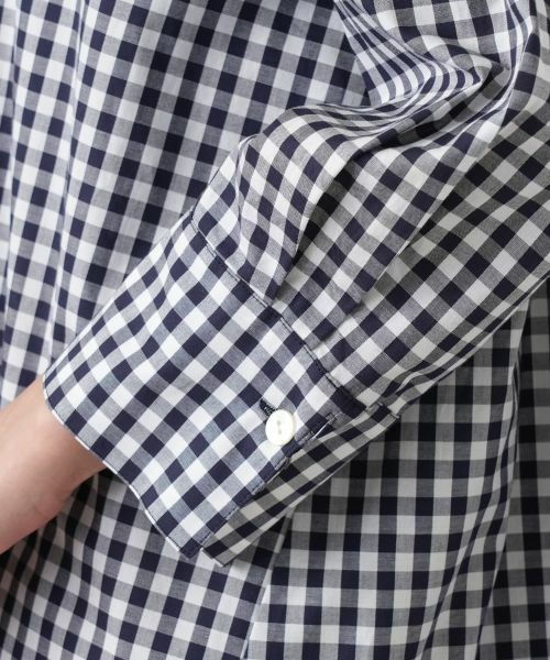 Leilian PLUS HOUSE / レリアンプラスハウス シャツ・ブラウス | ギンガムチュニックブラウス【NEMIKA】 | 詳細16