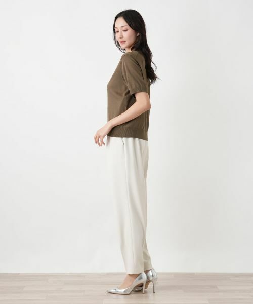 Leilian PLUS HOUSE / レリアンプラスハウス ニット・セーター | 猫モチーフクルーネックニット【NEMIKA】 | 詳細2